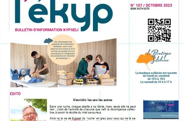Bulletin d’infos « l’ekyp » n° 107 octobre 2023