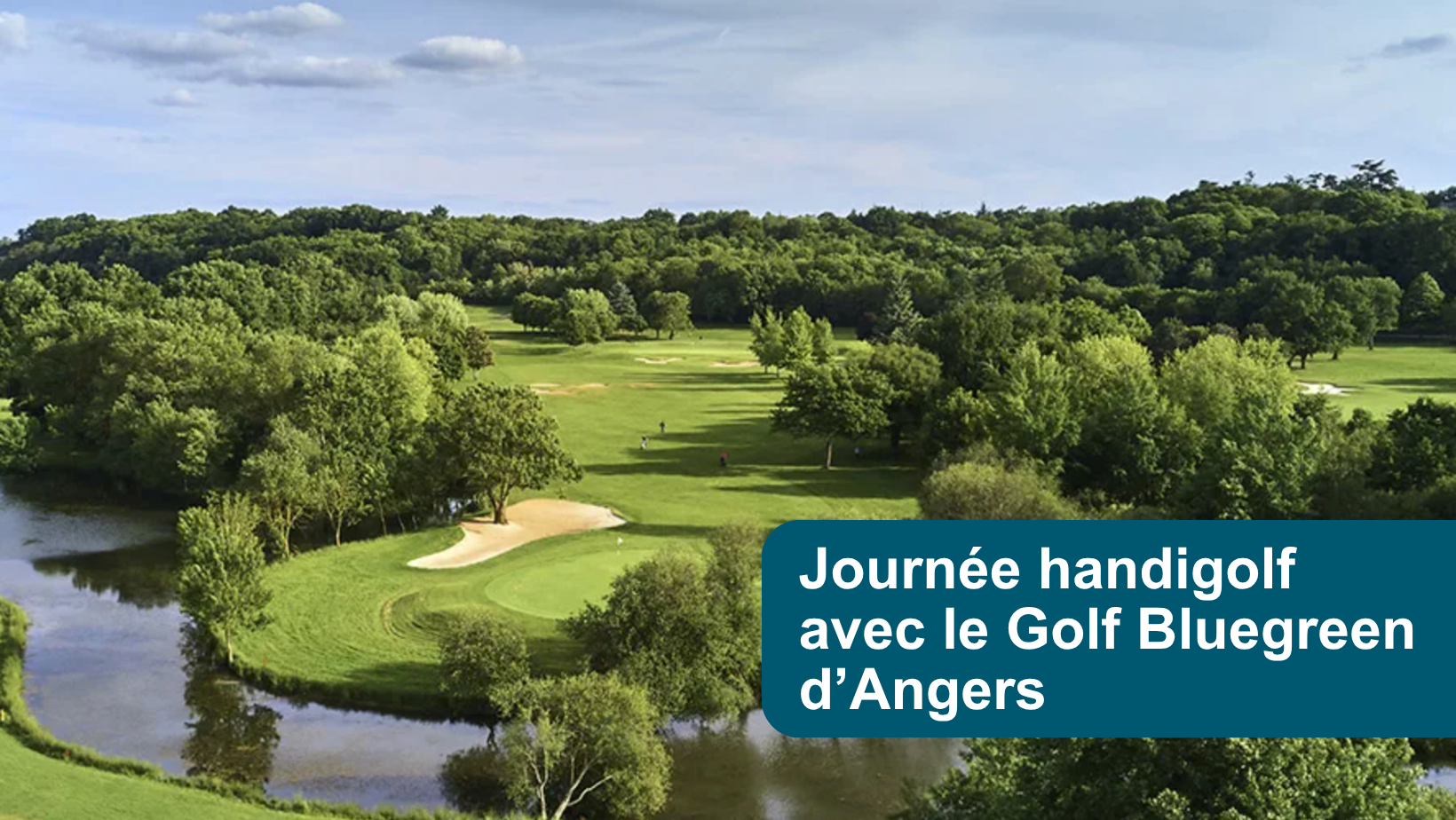 Direction handigolf ⛳ avec le Golf Bluegreen Angers !
